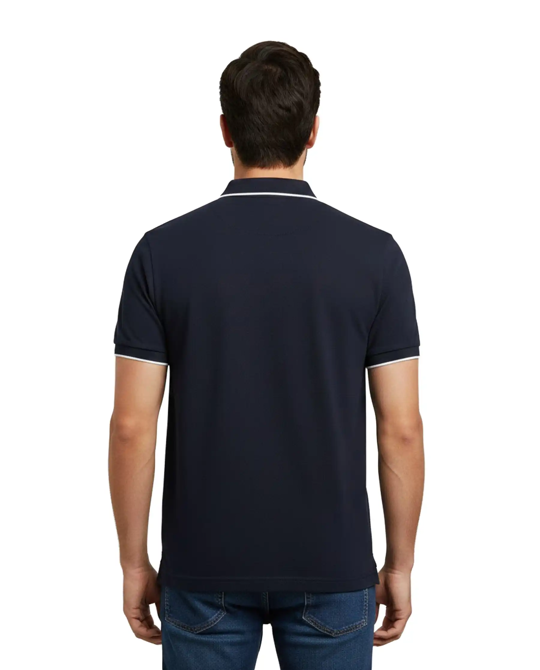 SUN 68 POLO SMALL STRIPE BLU