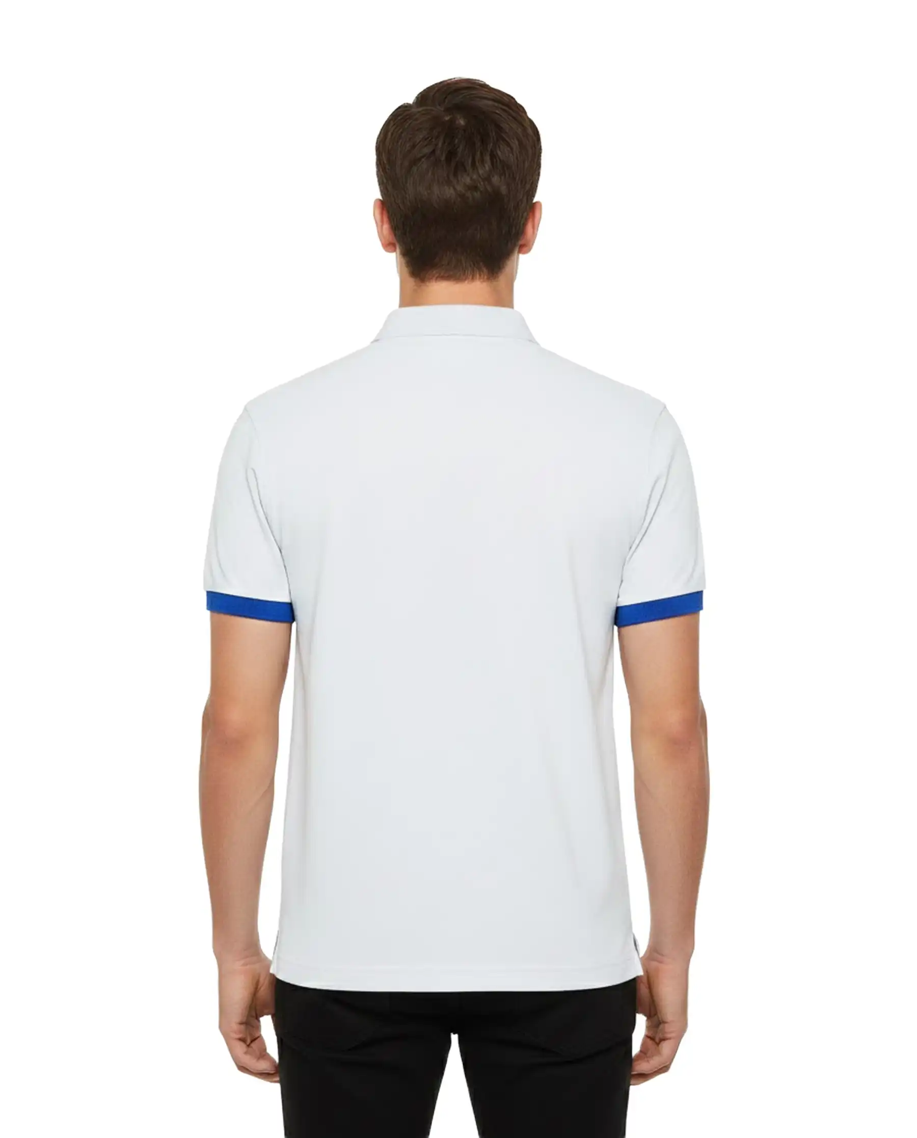 SUN 68 POLO BIG LOGO FLUO BIANCO