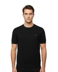 SUN 68 T-SHIRT SWEATER BASIC NERO