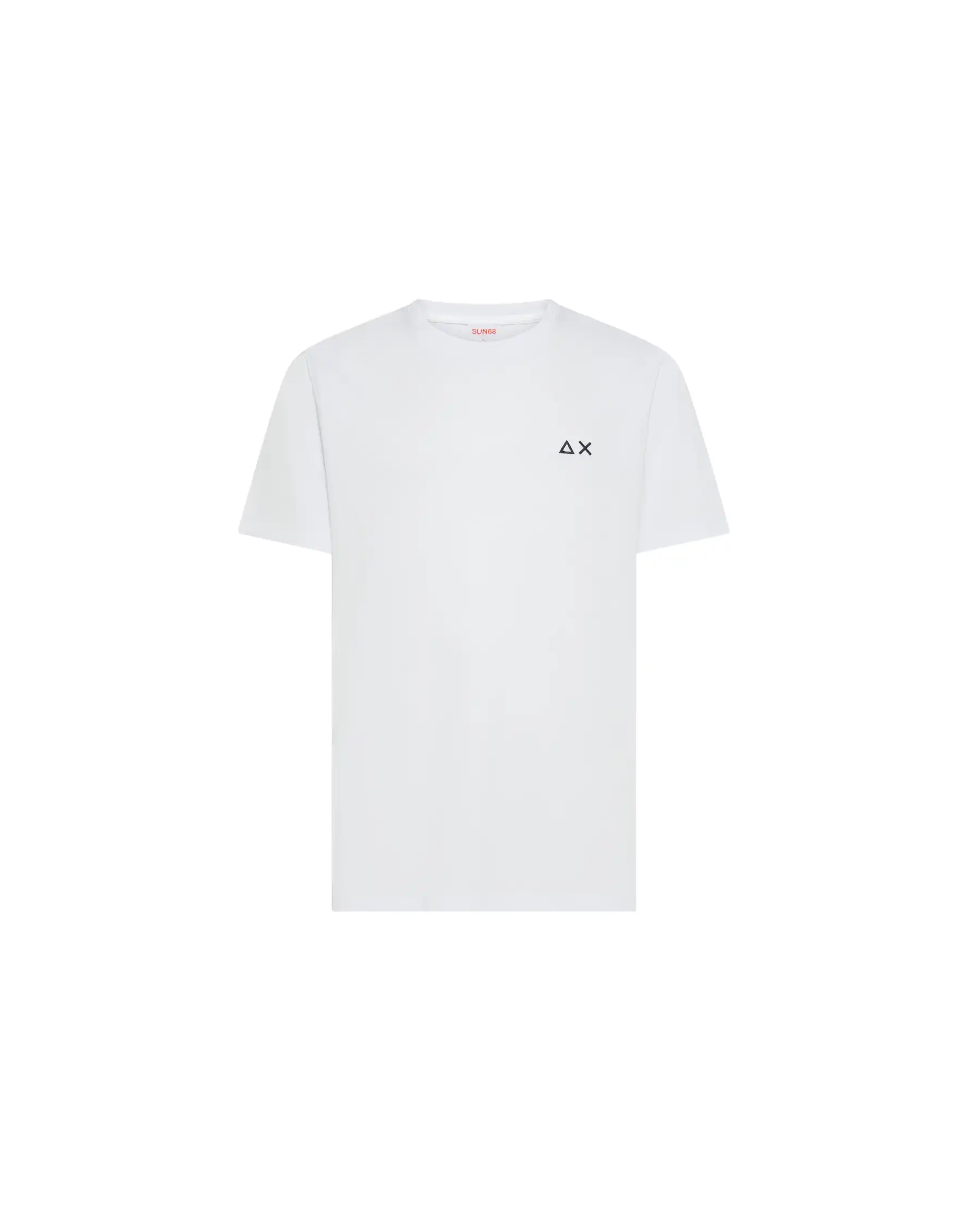 SUN 68 T-SHIRT BIG LOGO BIANCO