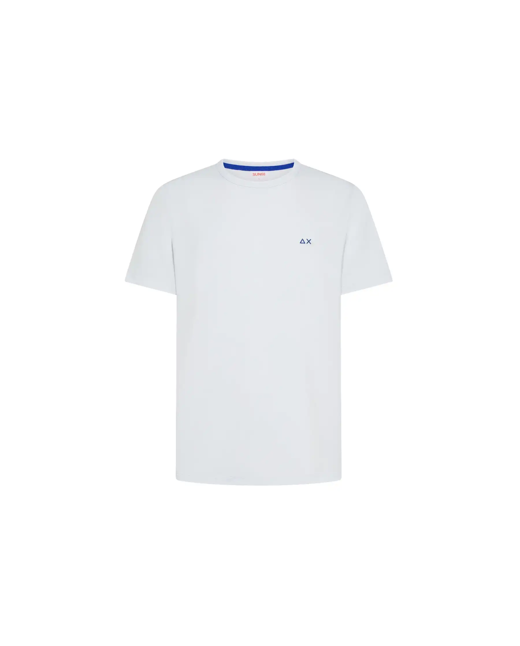SUN 68 T-SHIRT PIQUET BIANCO