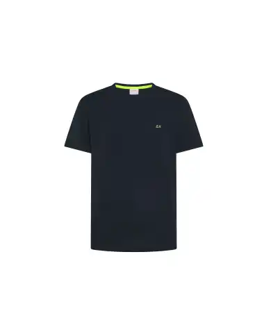SUN 68 T-SHIRT PIQUET BLU