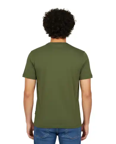 SUN 68 T-SHIRT PIQUET VERDE MILITARE