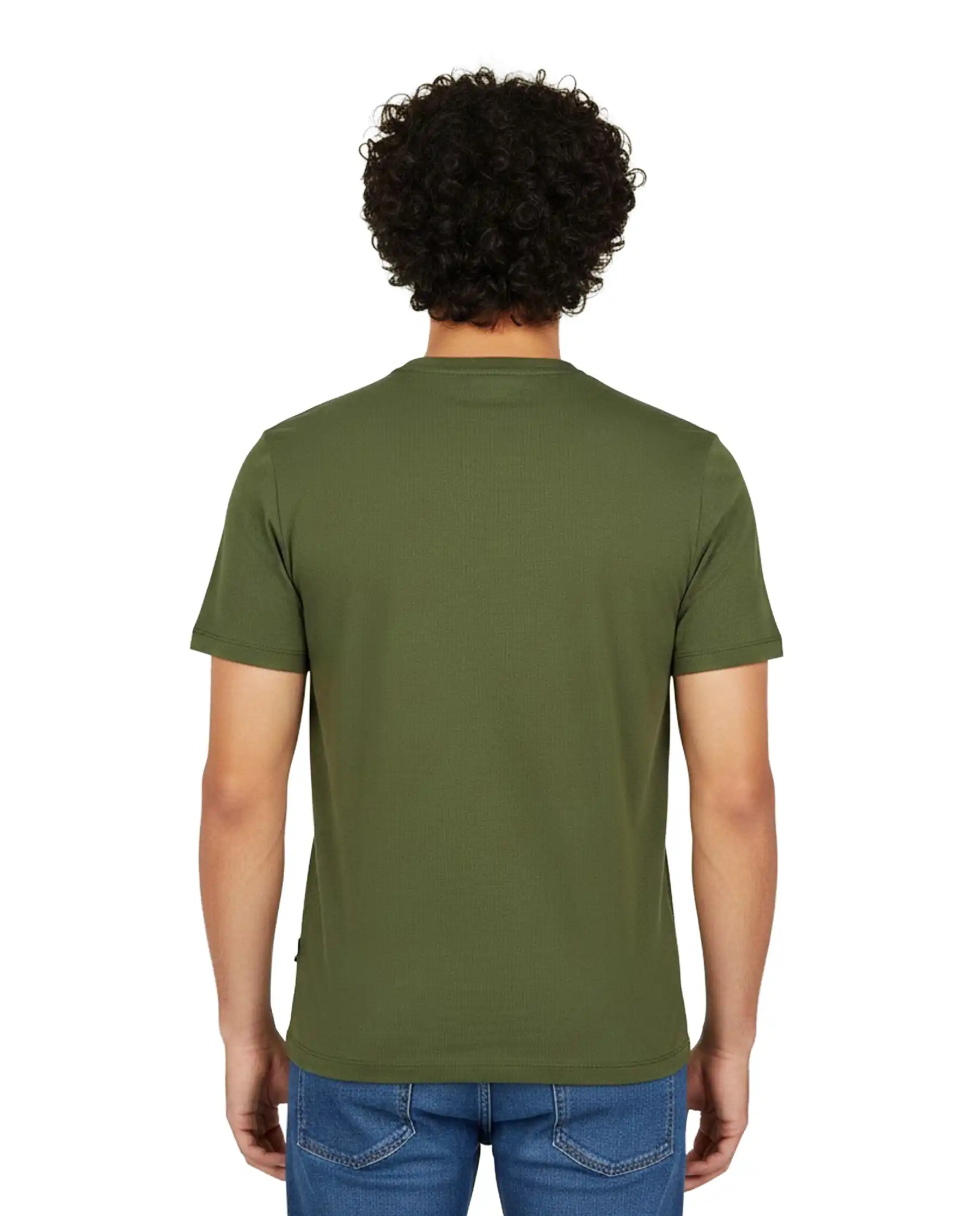 SUN 68 T-SHIRT PIQUET VERDE MILITARE