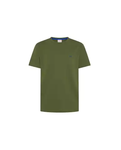 SUN 68 T-SHIRT PIQUET VERDE MILITARE