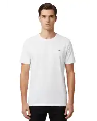 SUN 68 T-SHIRT JERSEY MERCERIZED BIANCO