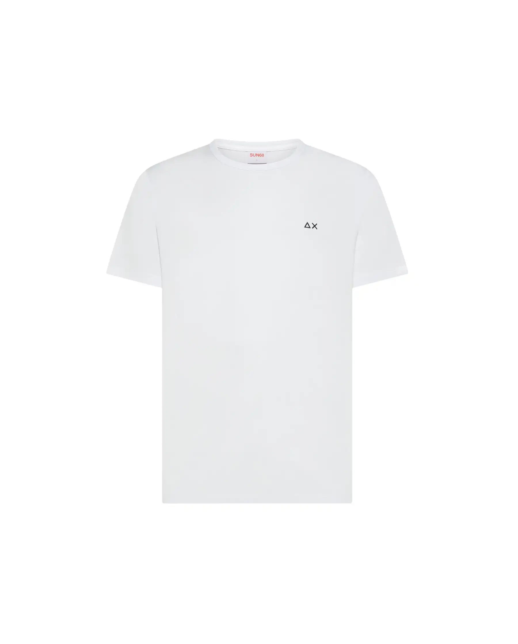 SUN 68 T-SHIRT JERSEY MERCERIZED BIANCO