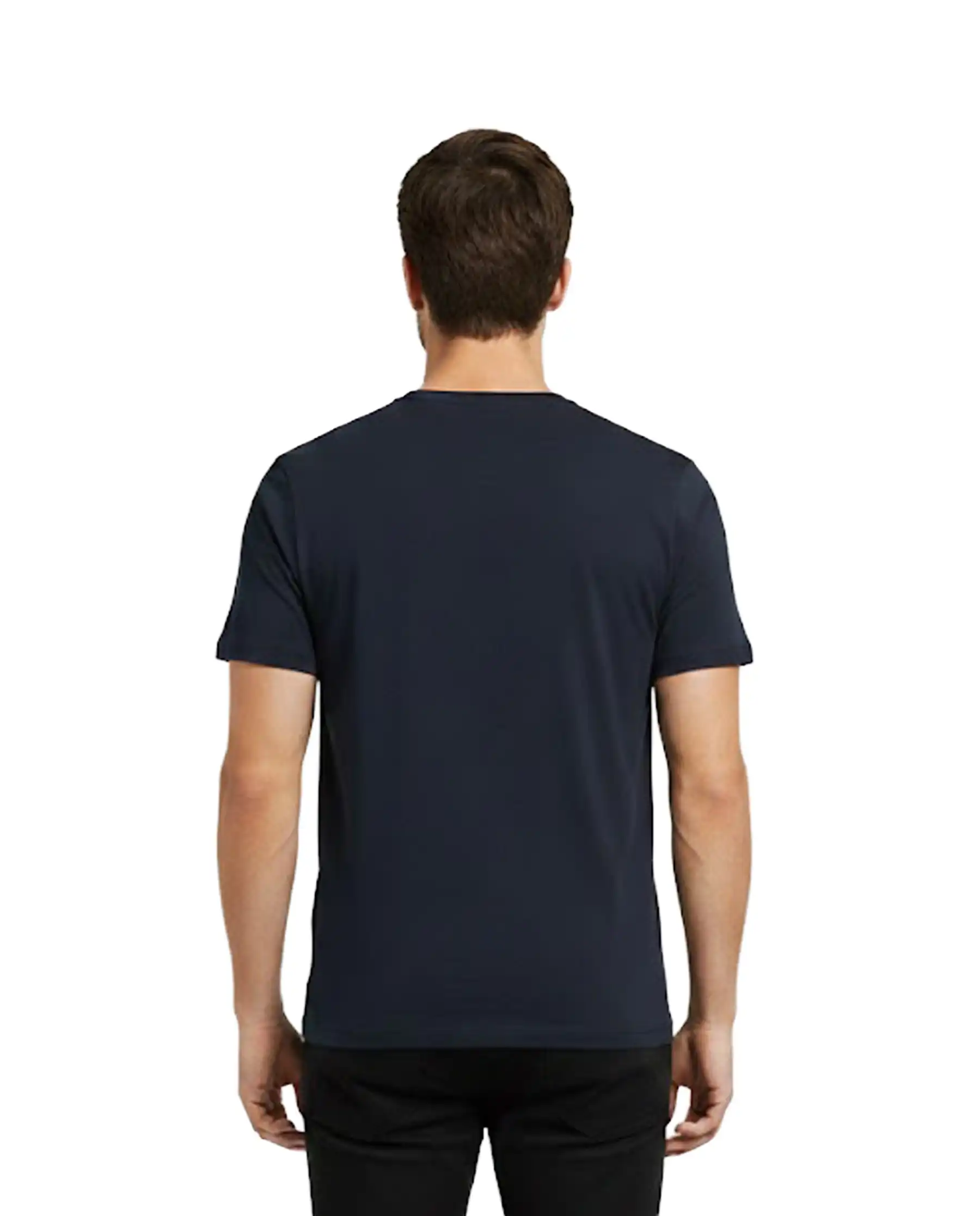 SUN 68 T-SHIRT JERSEY MERCERIZED BLU