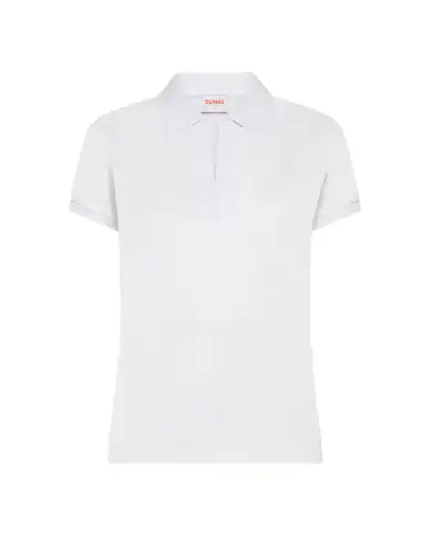 SUN 68 POLO JS LUXURY BIANCO
