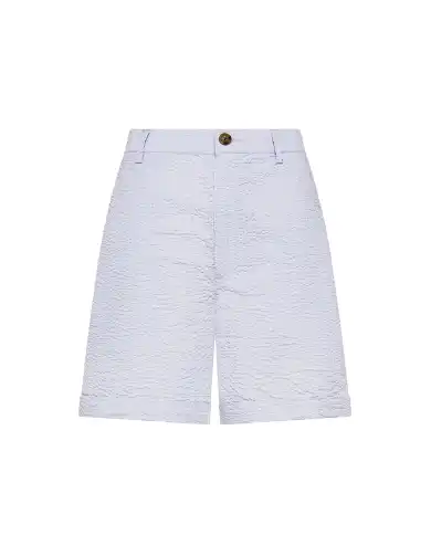 SUN 68 BERMUDA SEERSUCKER LILLA