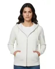 SUN 68 FELPA BASIC FLEECE PANNA