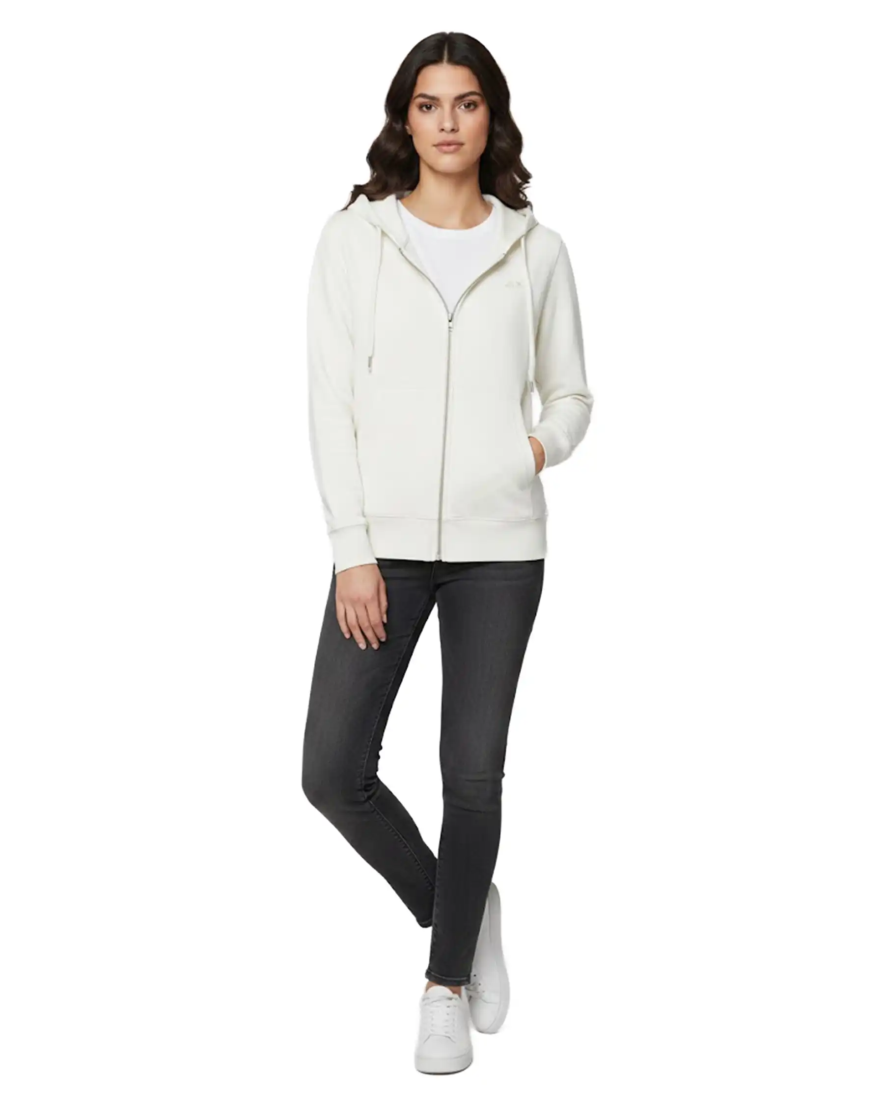 SUN 68 FELPA BASIC FLEECE PANNA