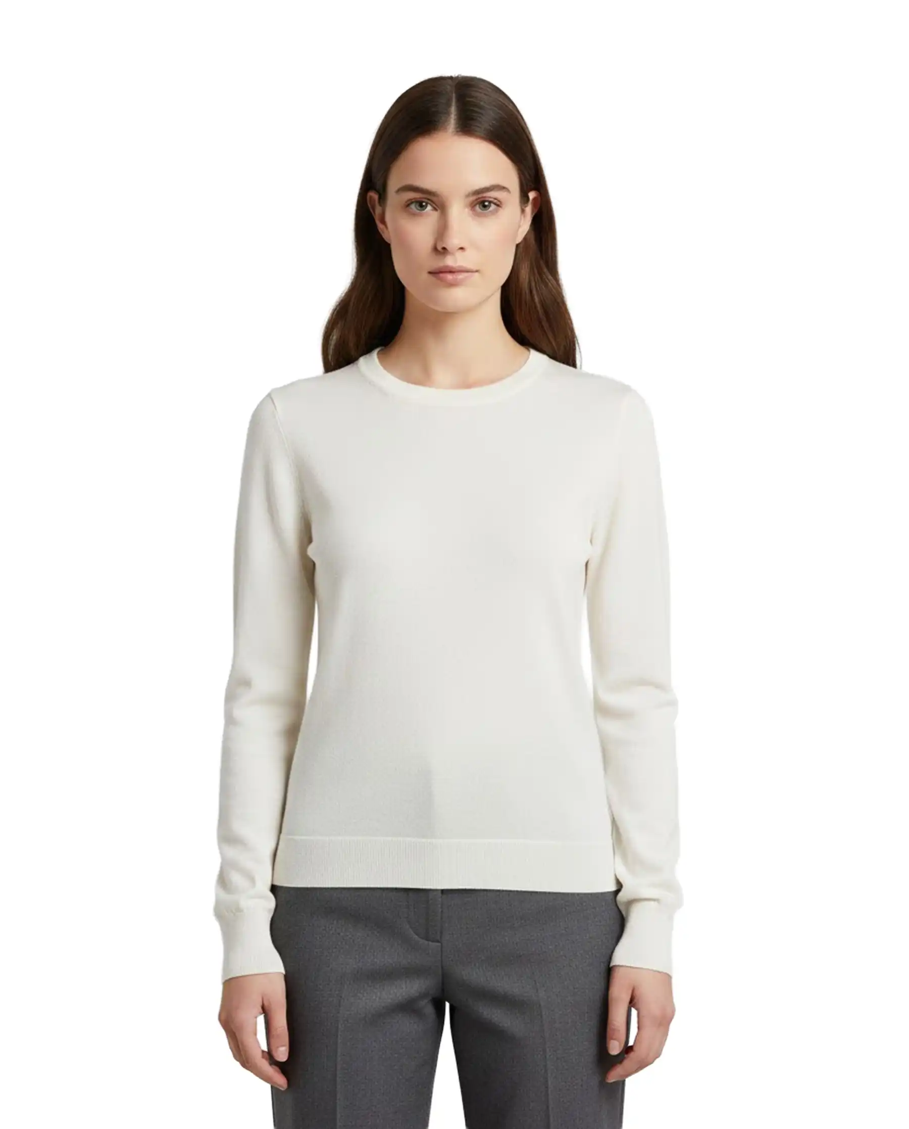 SUN 68 MAGLIA SWEATER BASIC PANNA