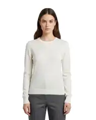 SUN 68 MAGLIA SWEATER BASIC PANNA