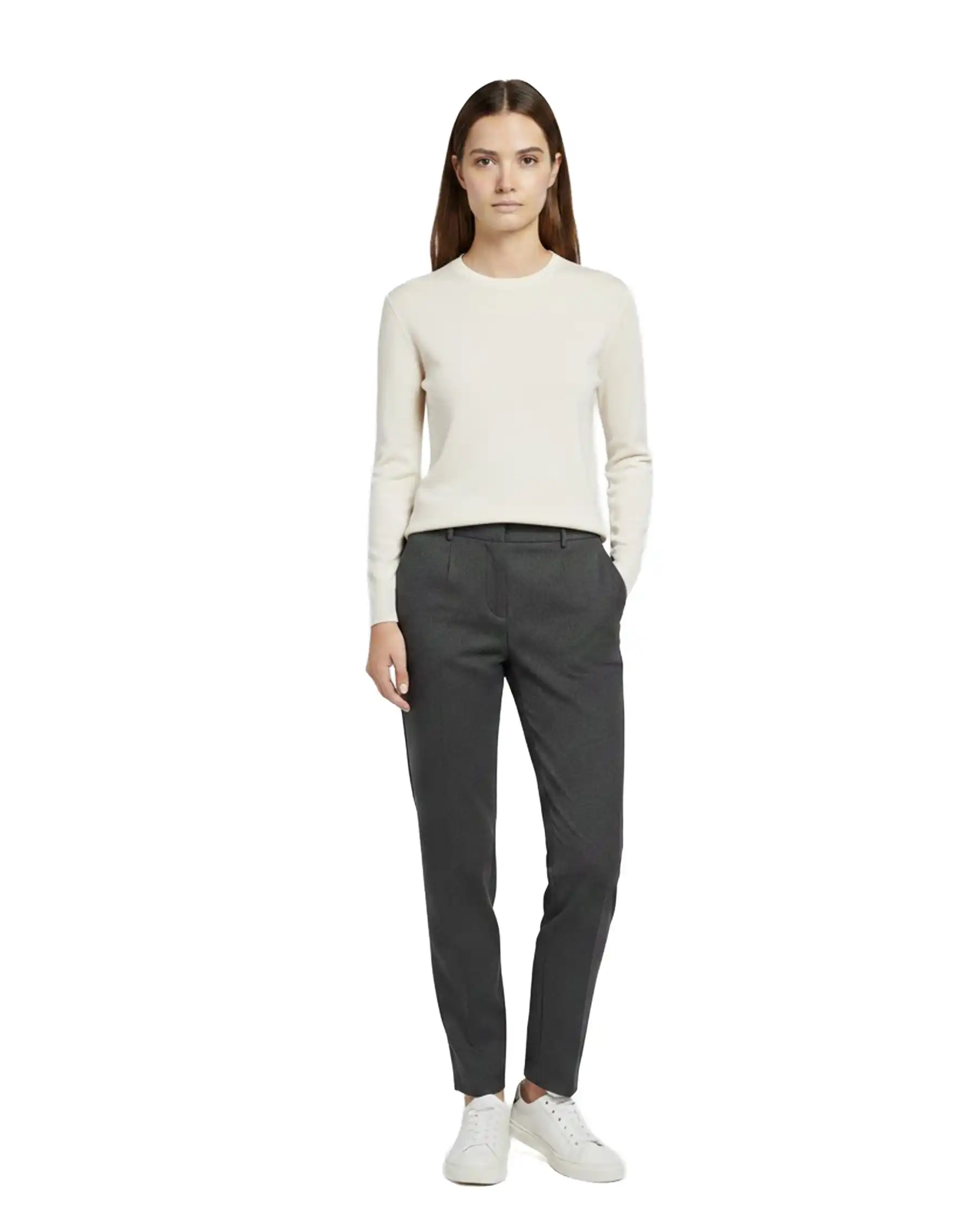 SUN 68 MAGLIA SWEATER BASIC PANNA