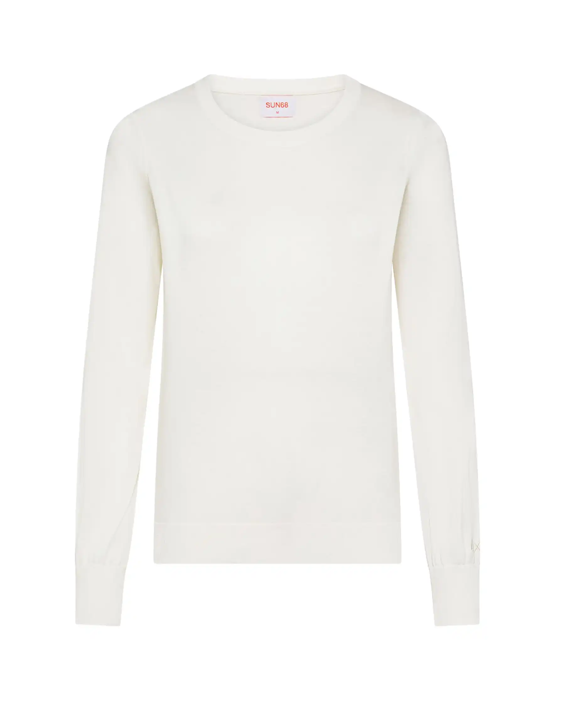 SUN 68 MAGLIA SWEATER BASIC PANNA