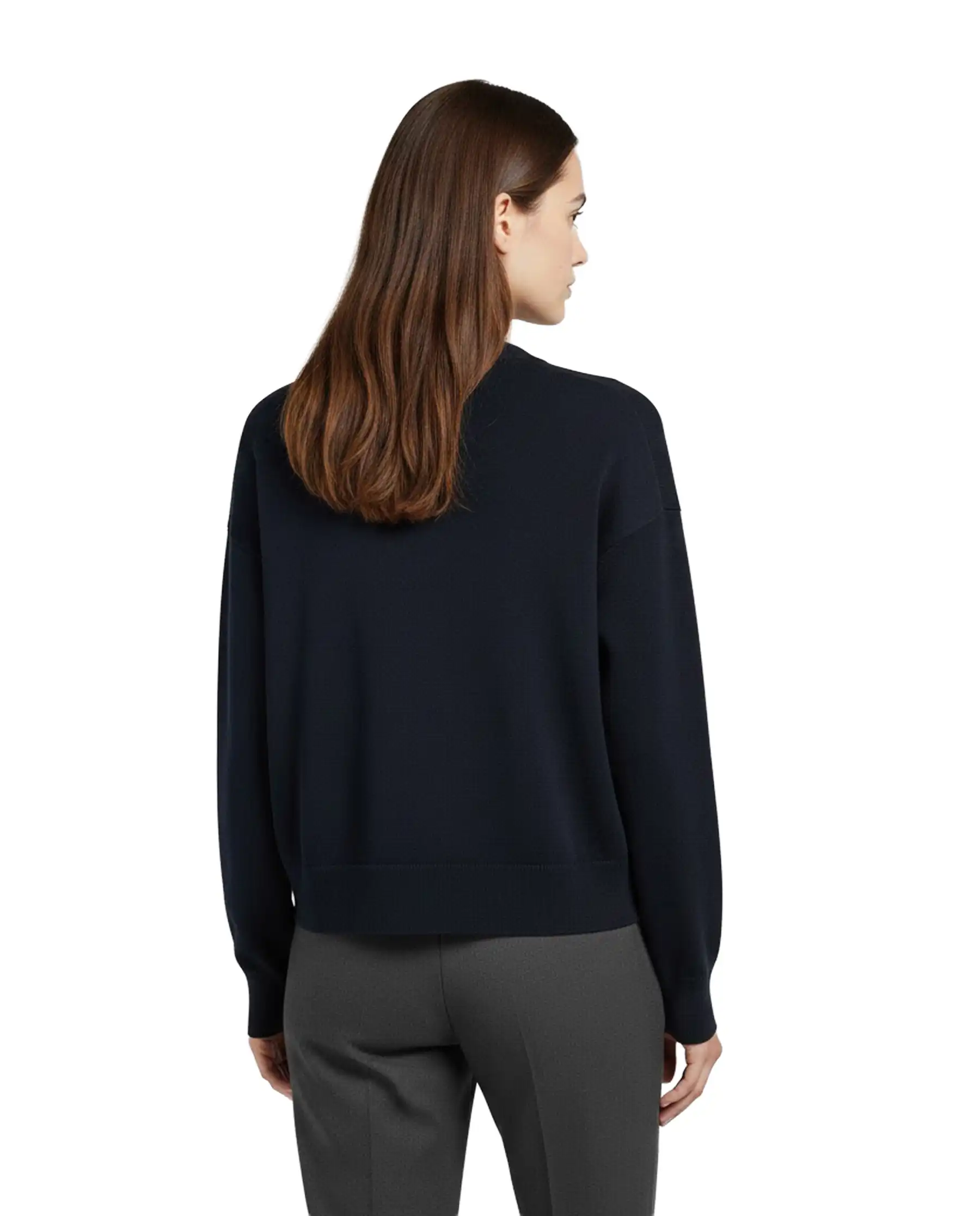 SUN 68 CARDIGAN ROUND NECK BLU