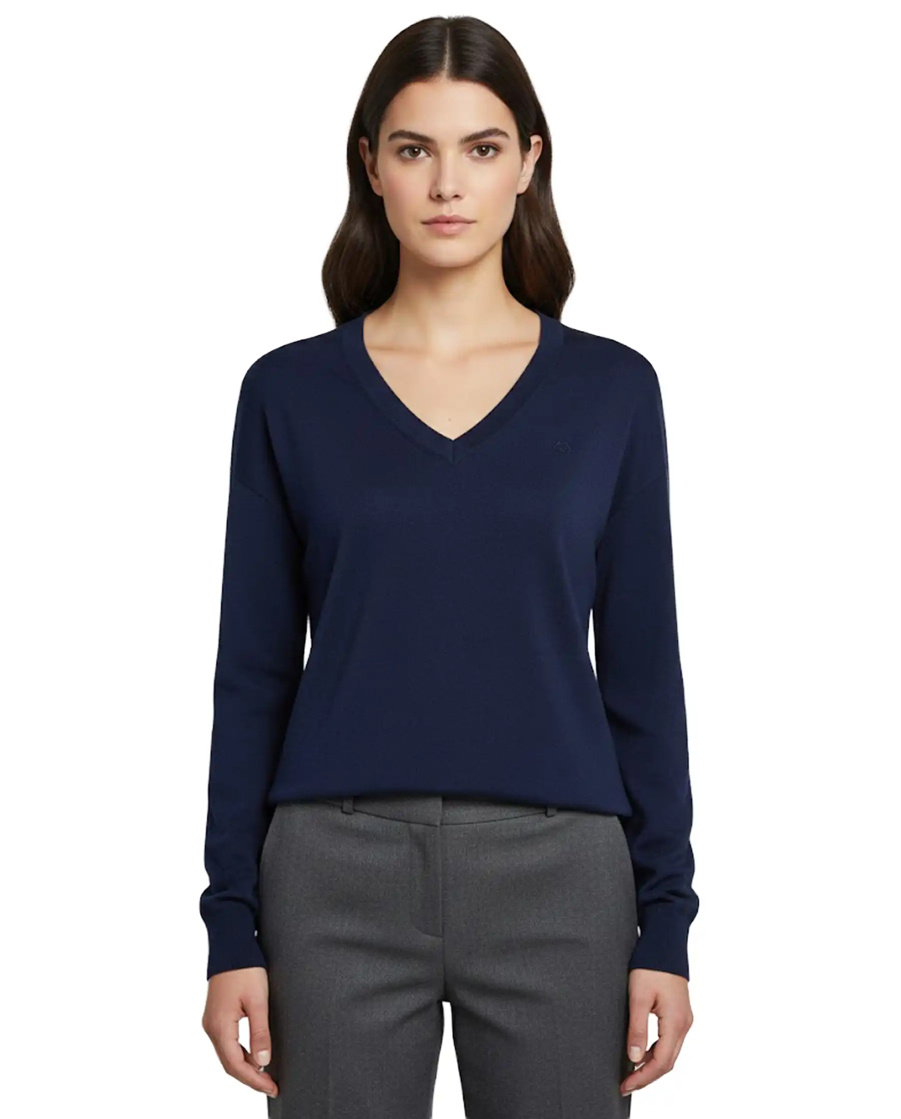 SUN 68 MAGLIA NECK SWEATER BLU