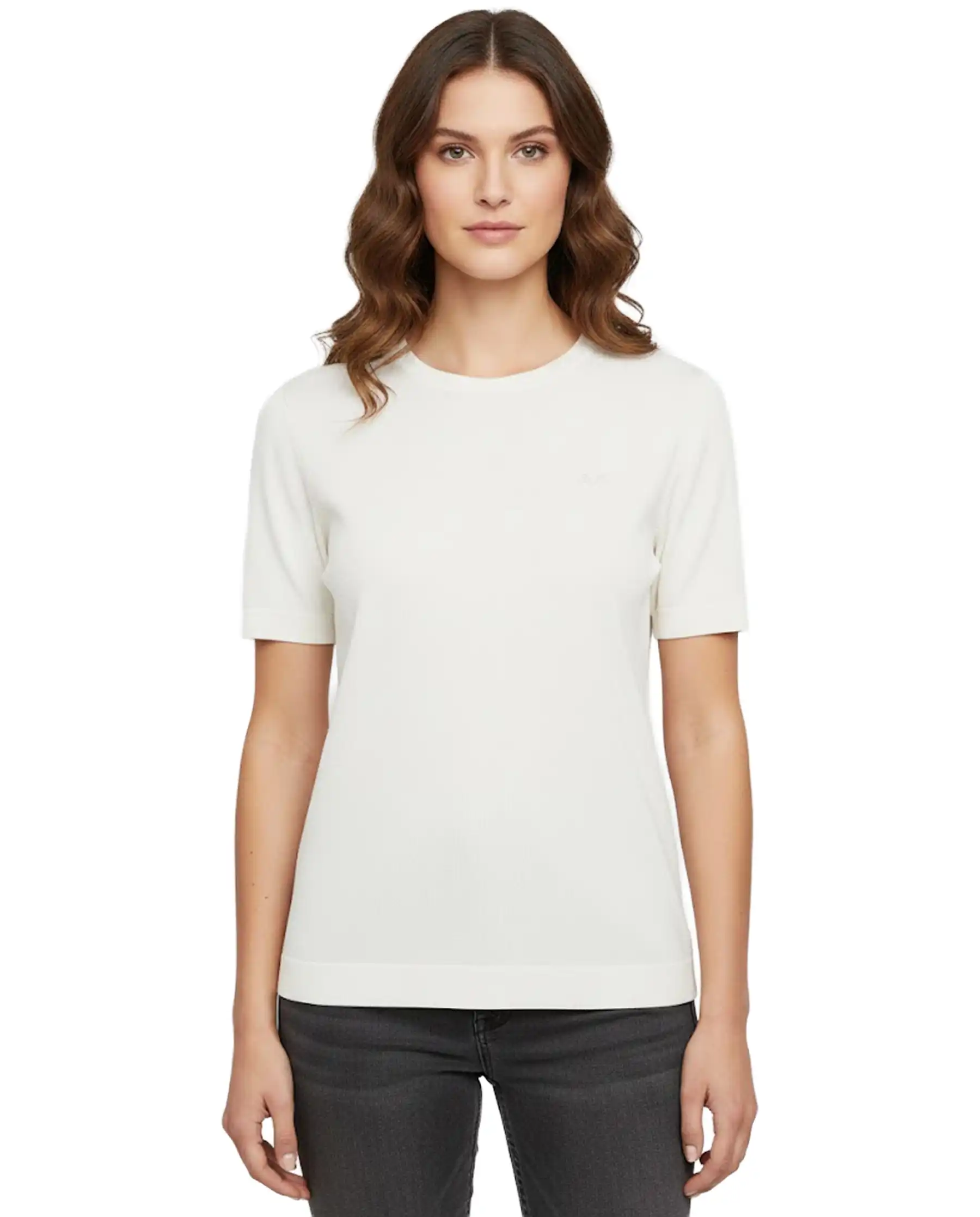 SUN 68 T-SHIRT SWEATER BIANCO