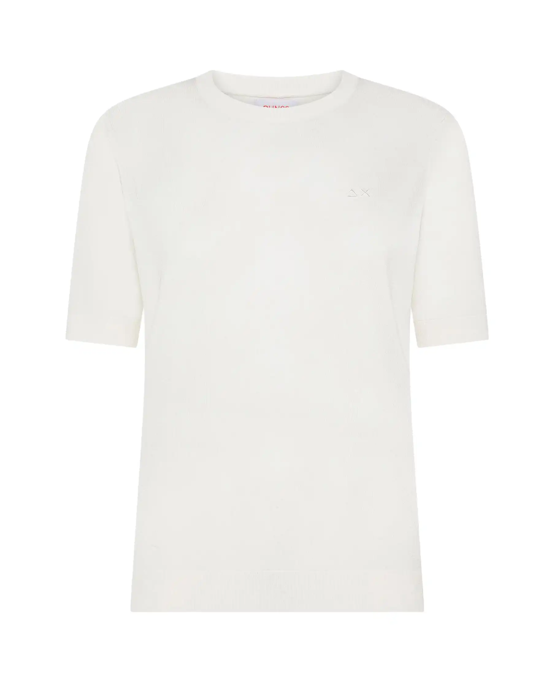 SUN 68 T-SHIRT SWEATER BIANCO