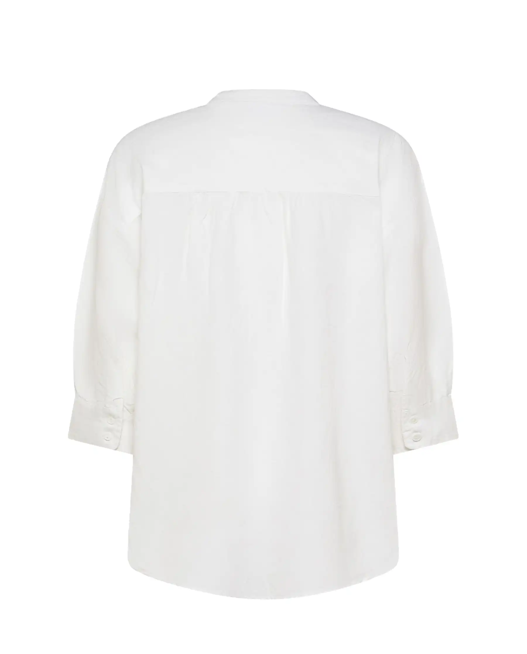 SUN 68 BLUSA HENLEY LINEN PANNA