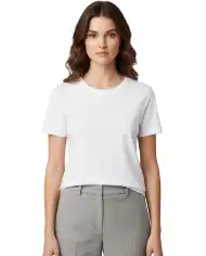 SUN 68 T-SHIRT PIQUET BIANCO