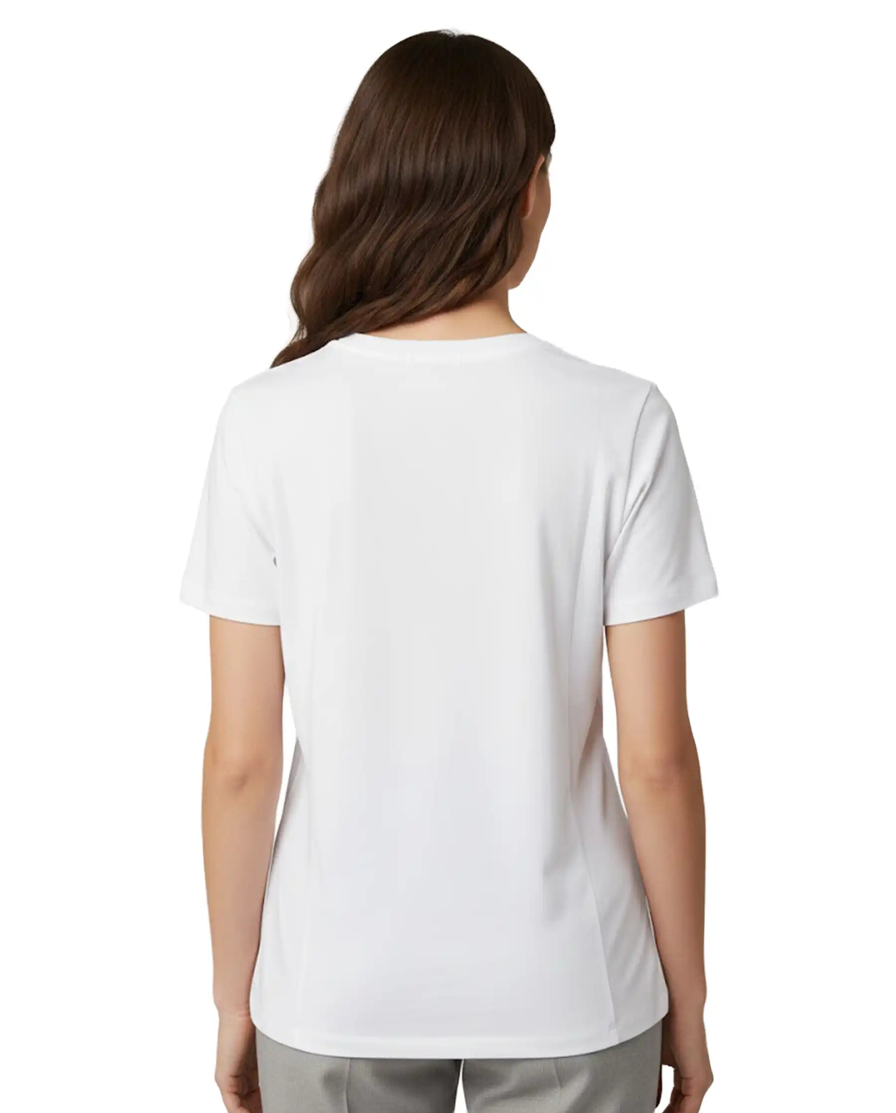 SUN 68 T-SHIRT PIQUET BIANCO