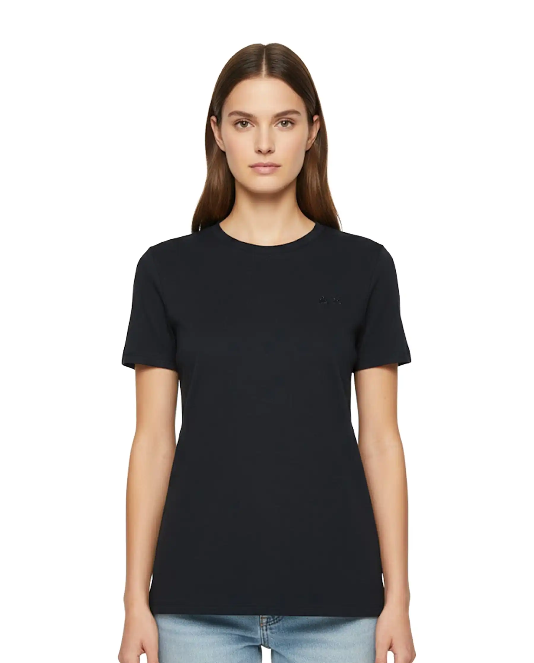 SUN 68 T-SHIRT PIQUET BLU