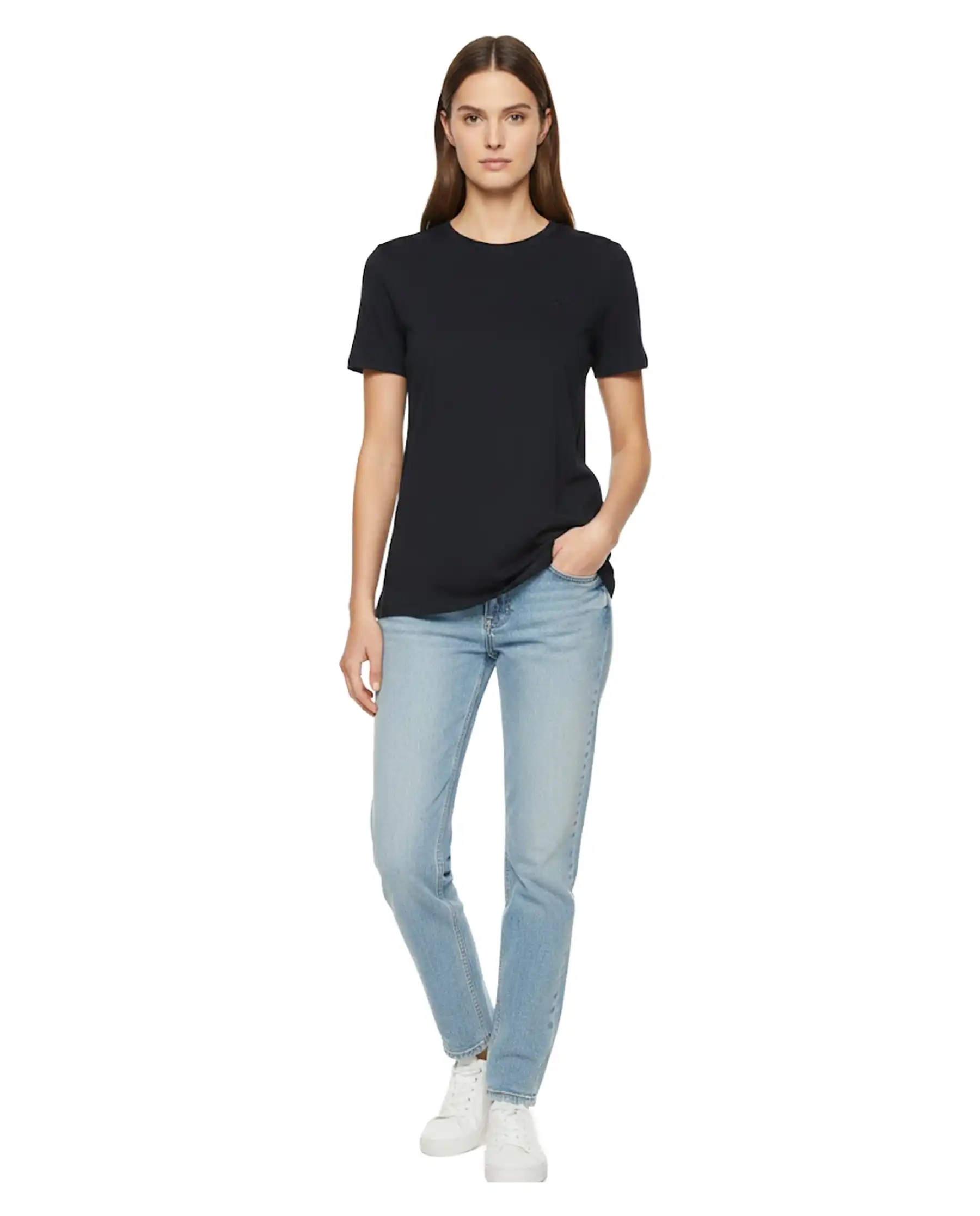 SUN 68 T-SHIRT PIQUET BLU