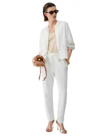 LIU JO FELPA CON ZIP BIANCO