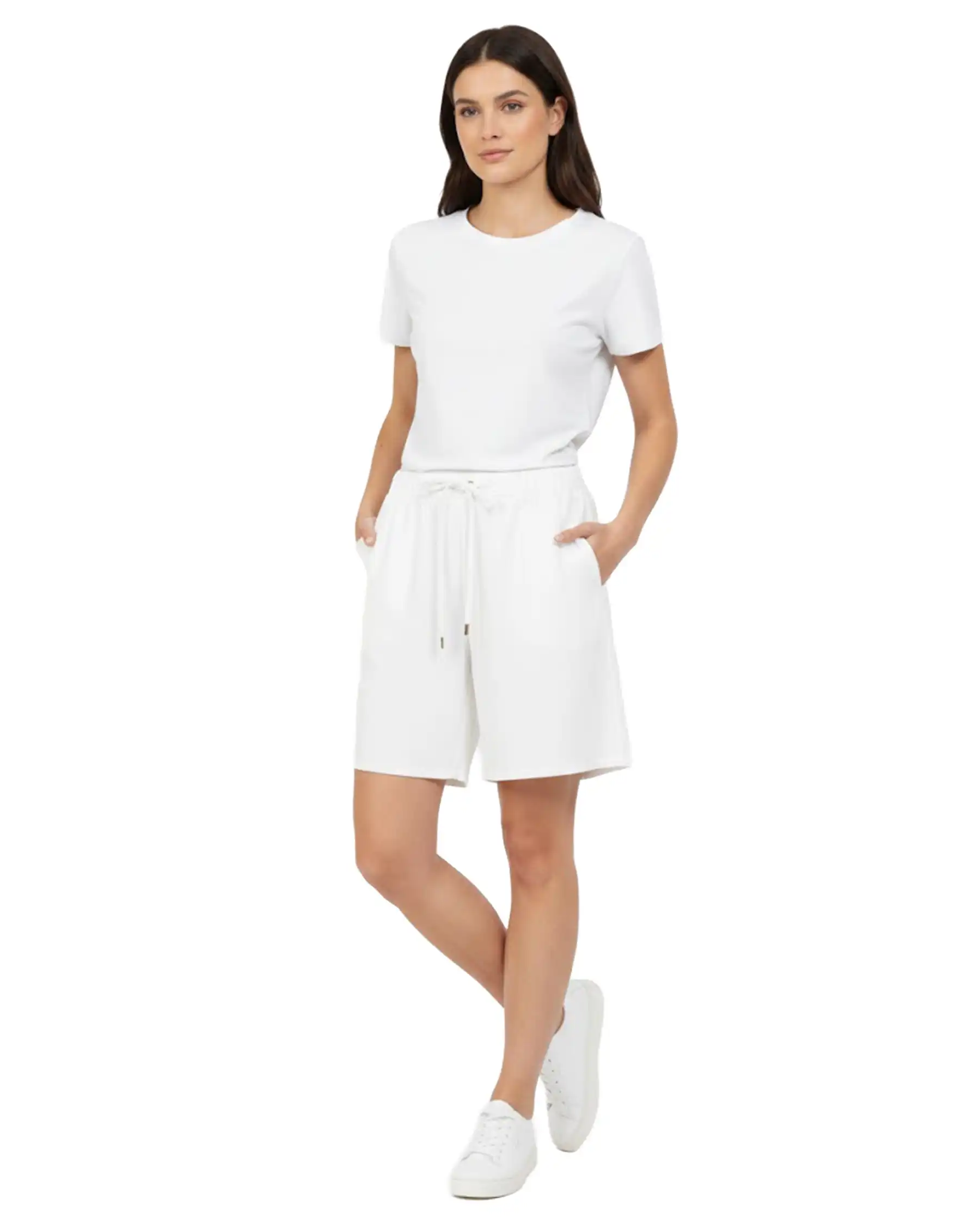 SUN 68 BERMUDA LINEN PANNA