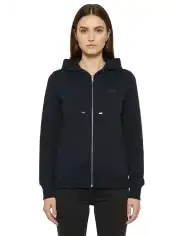 SUN 68 FELPA HOODIE PIQUET BLU