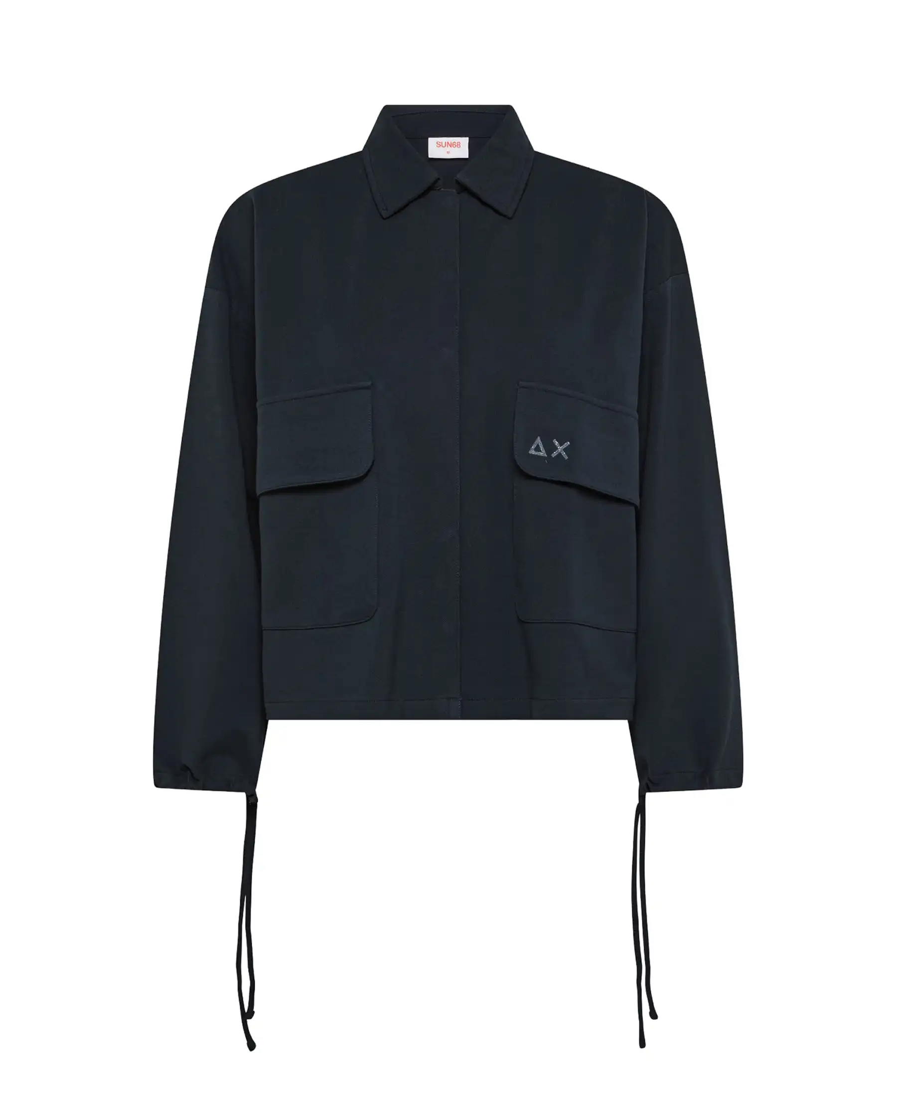 SUN 68 GIACCA FIELD PIQUET BLU