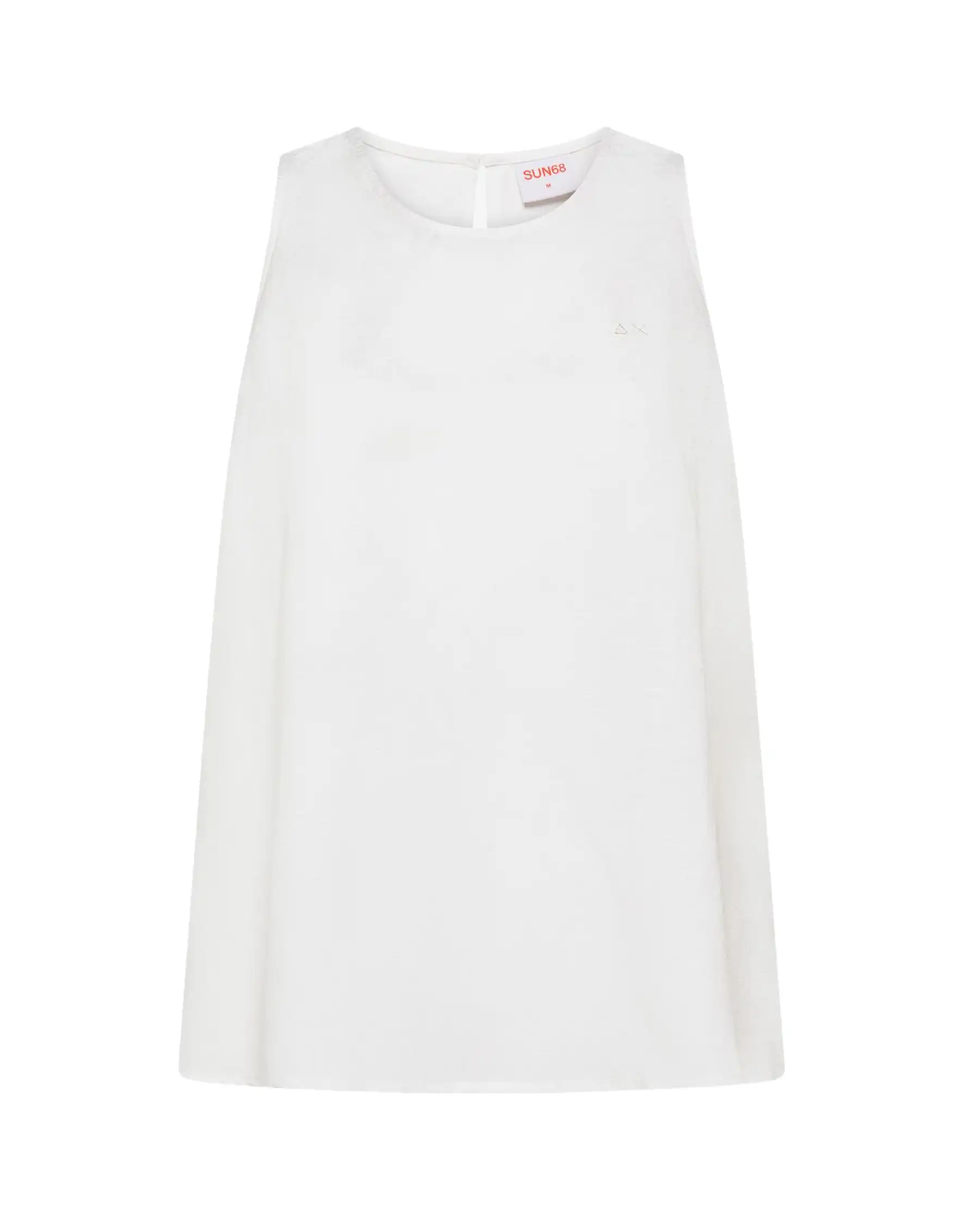 SUN 68 BLUSA TANK PANNA