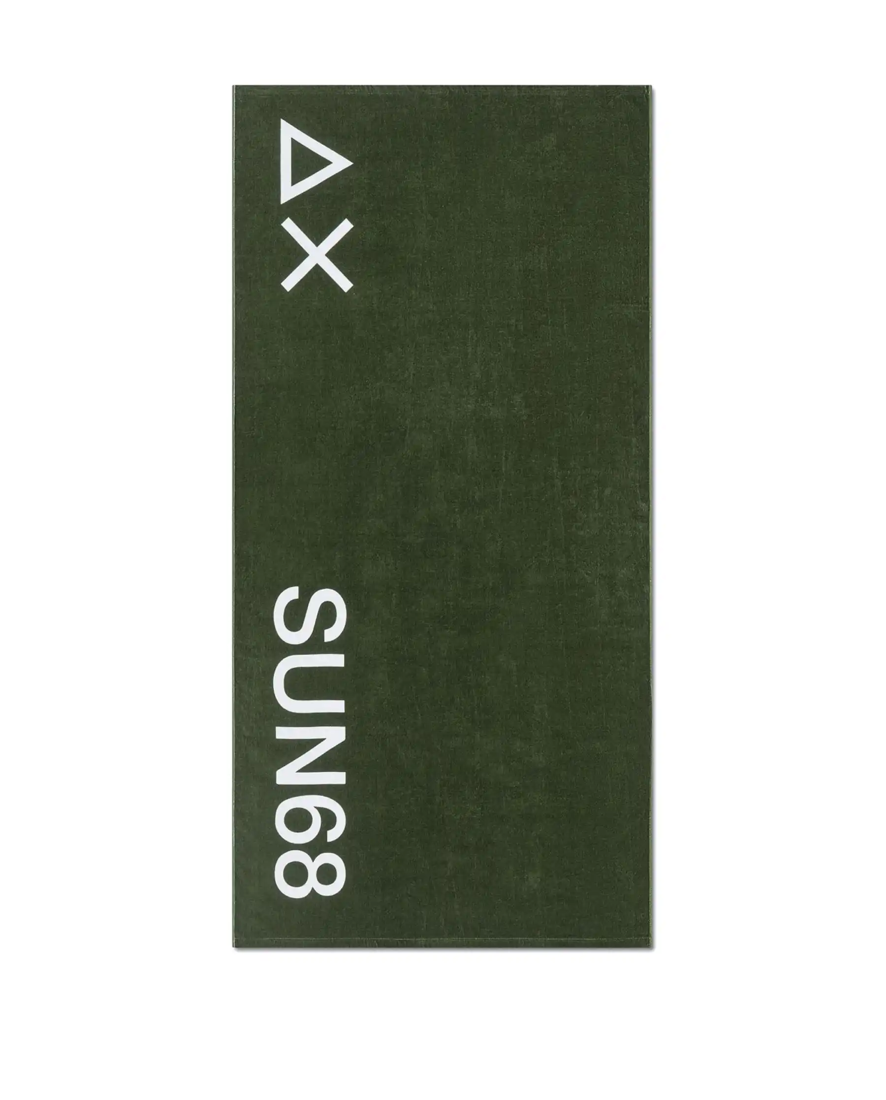 SUN 68 TELO MARE LOGO VERDE MILITARE
