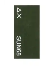 SUN 68 TELO MARE LOGO VERDE MILITARE