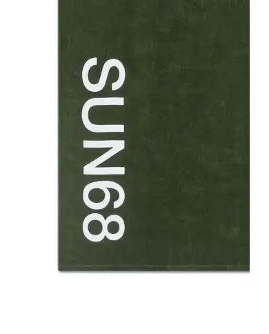 SUN 68 TELO MARE LOGO VERDE MILITARE