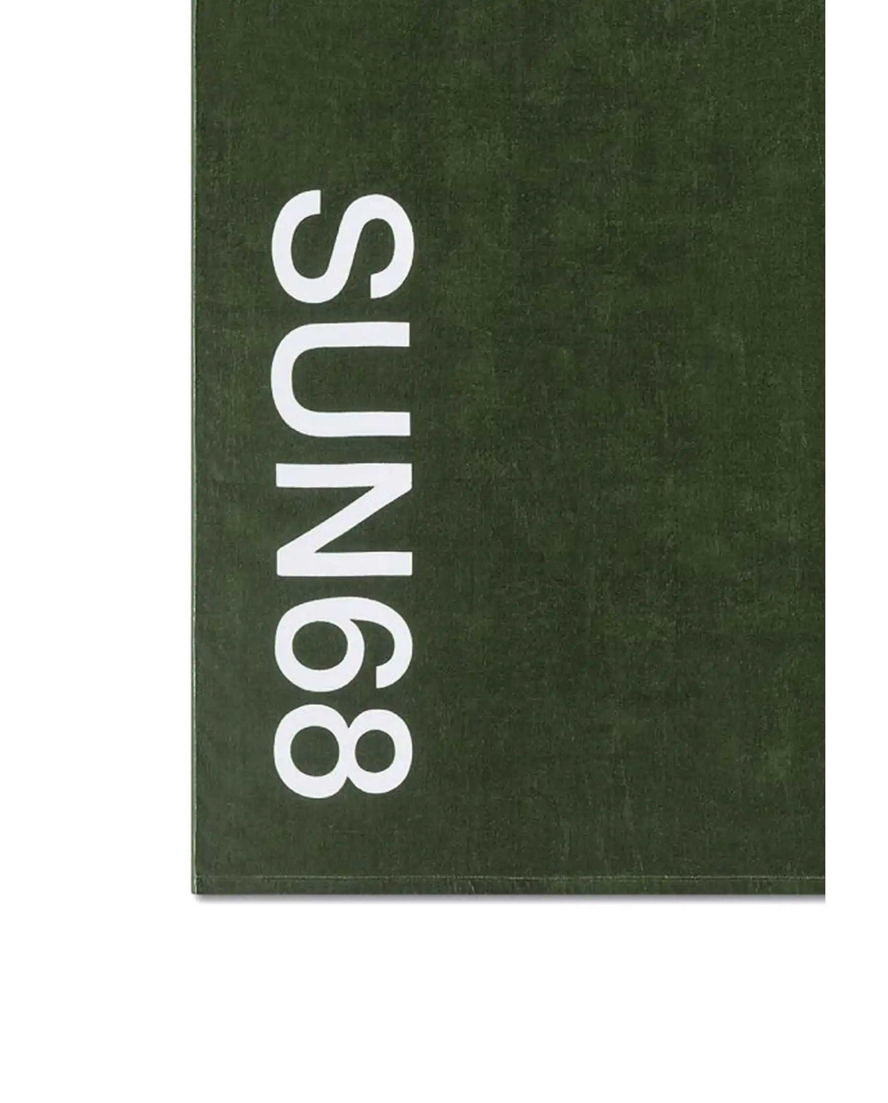 SUN 68 TELO MARE LOGO VERDE MILITARE