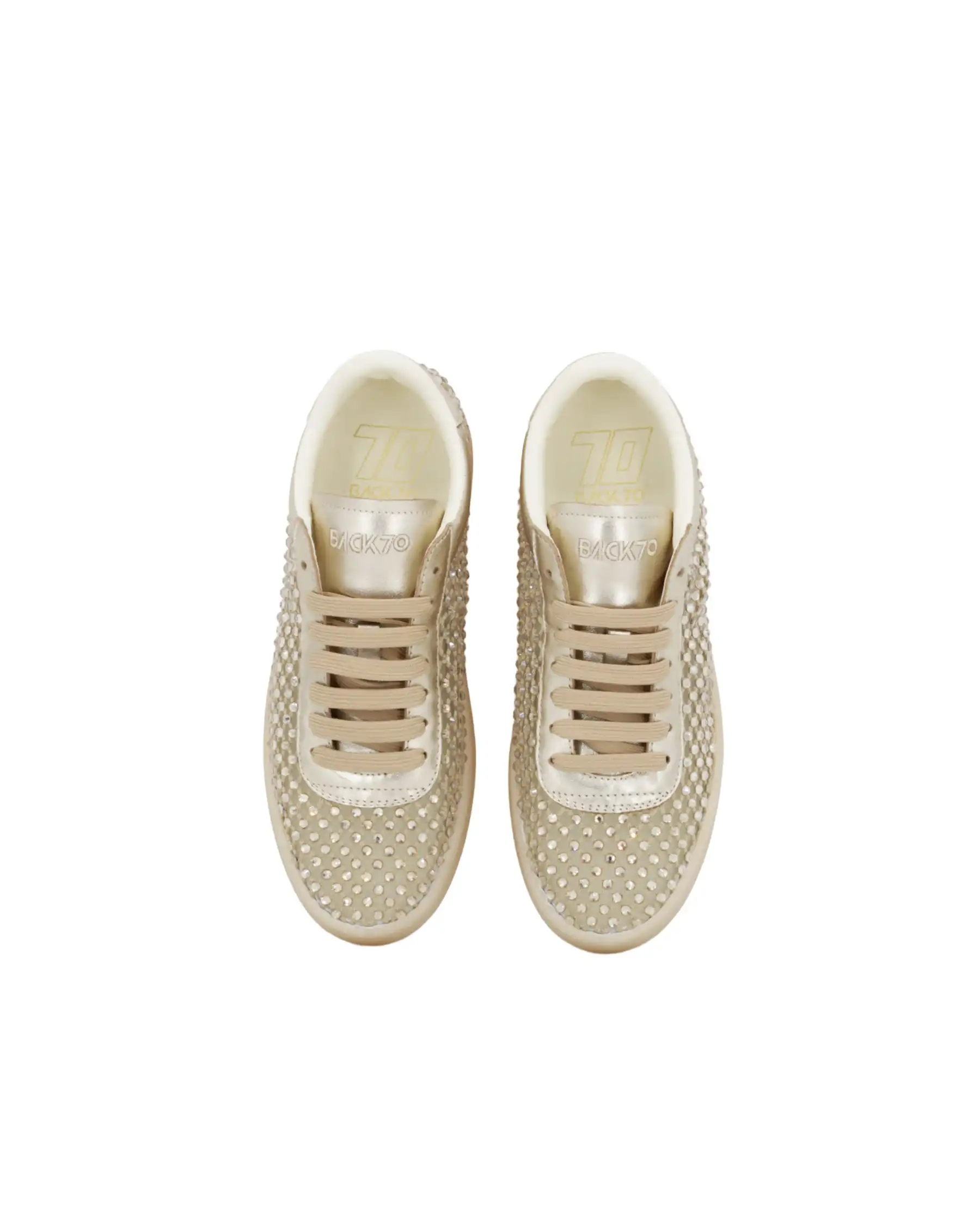 BACK 70 SNEAKERS STRASS ORO