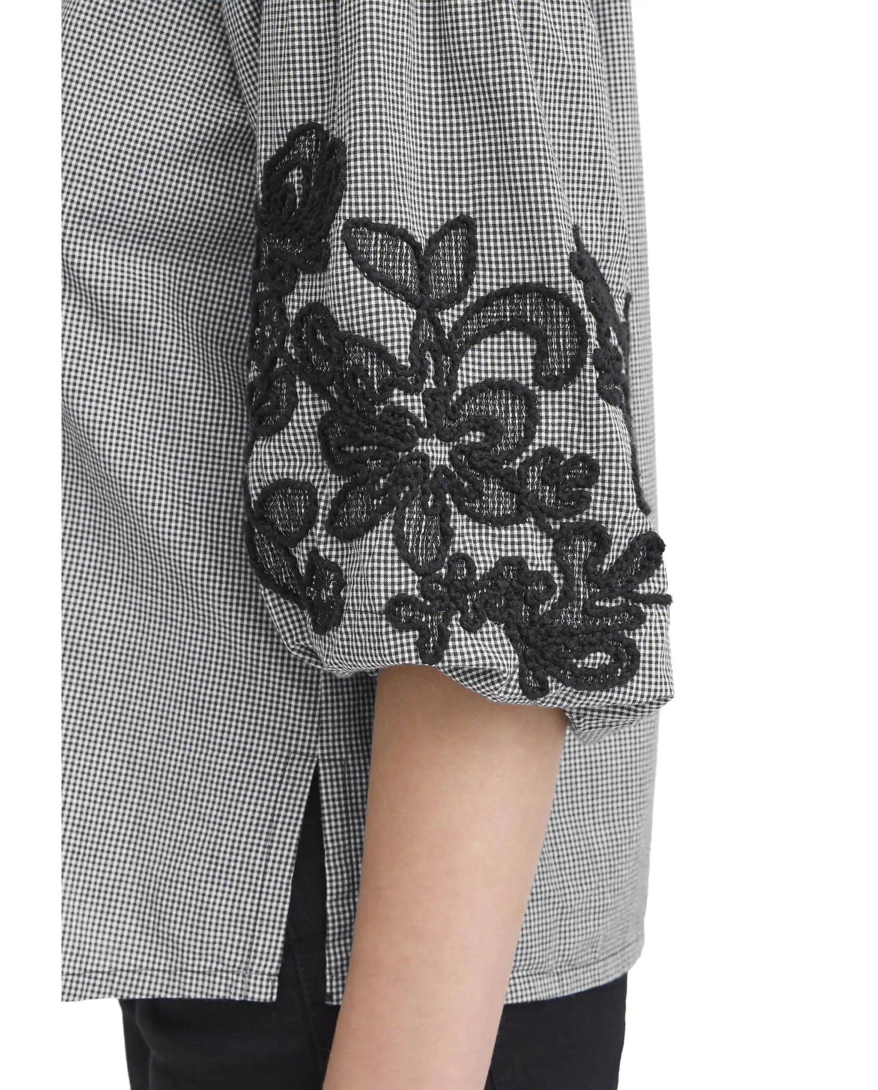 ICHI BLUSA FLOZA GRIGIO