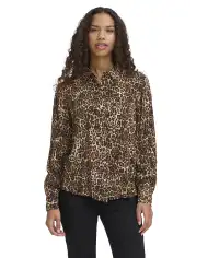 ICHI CAMICIA EZONA LEOPARDATO