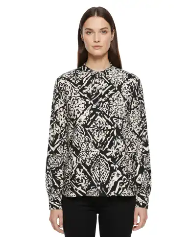 ICHI CAMICIA FARZO NERO