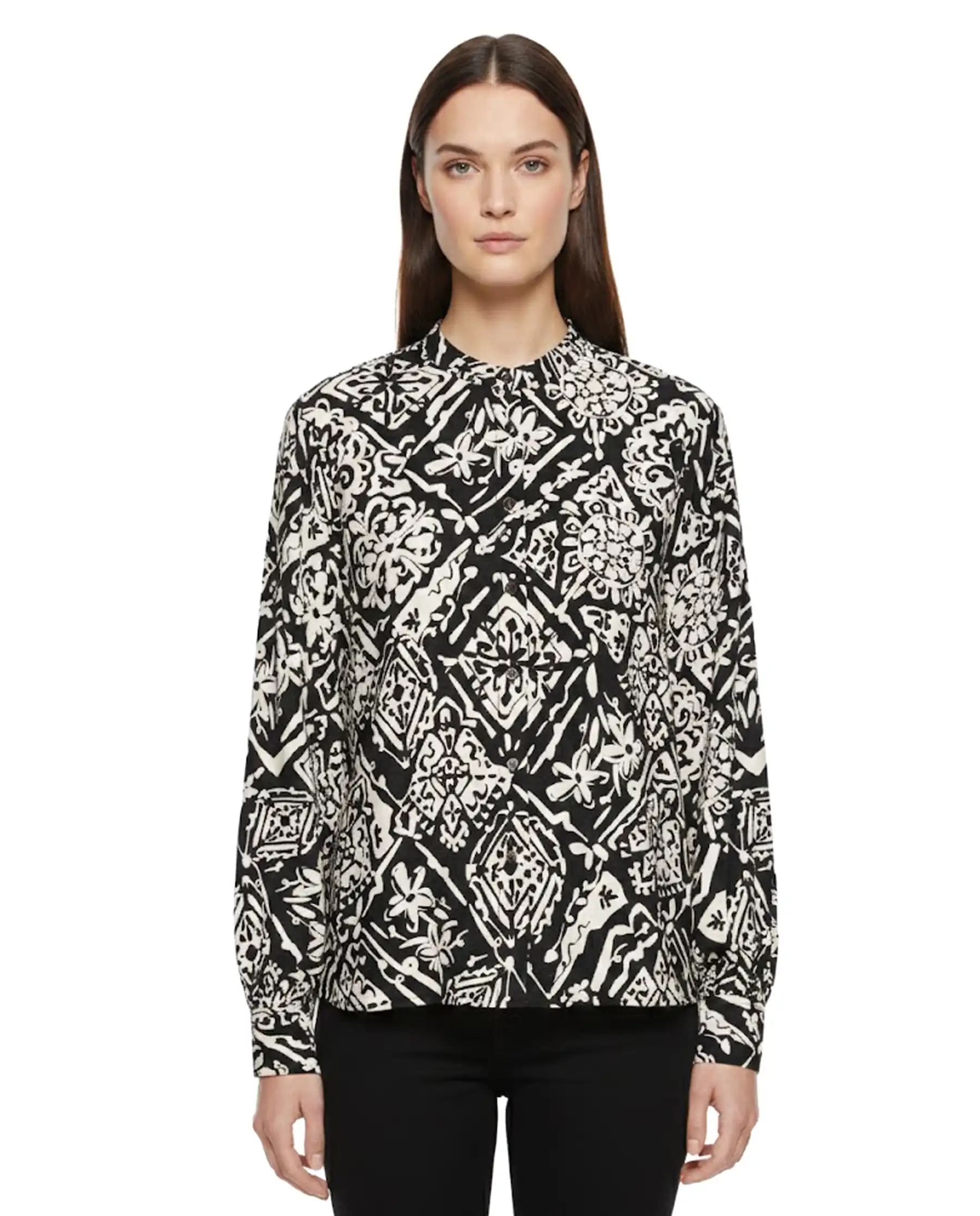 ICHI CAMICIA FARZO NERO