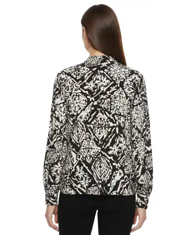 ICHI CAMICIA FARZO NERO