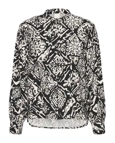 ICHI CAMICIA FARZO NERO