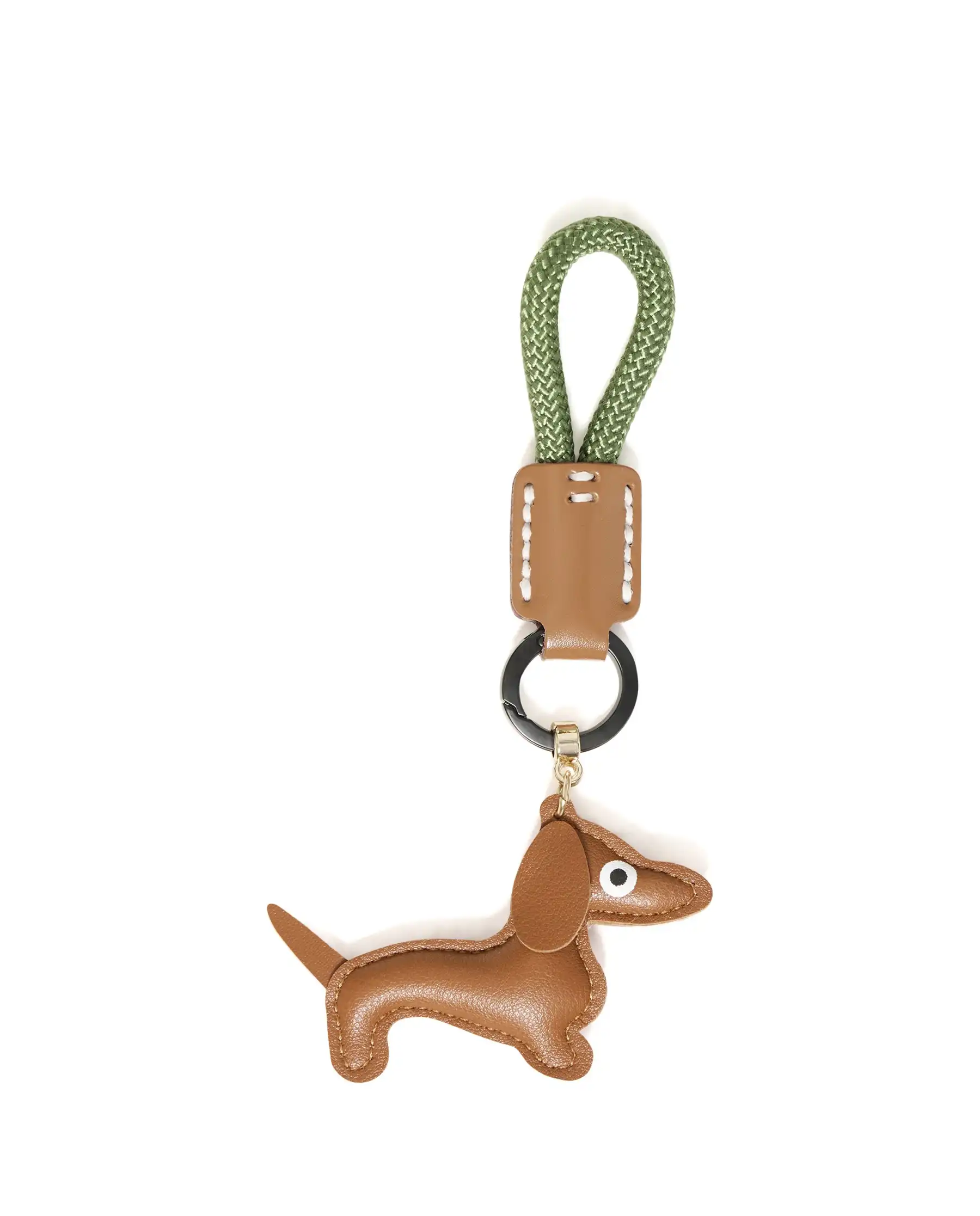 ICHI PORTACHIAVI BASSOTTO ASA CUOIO