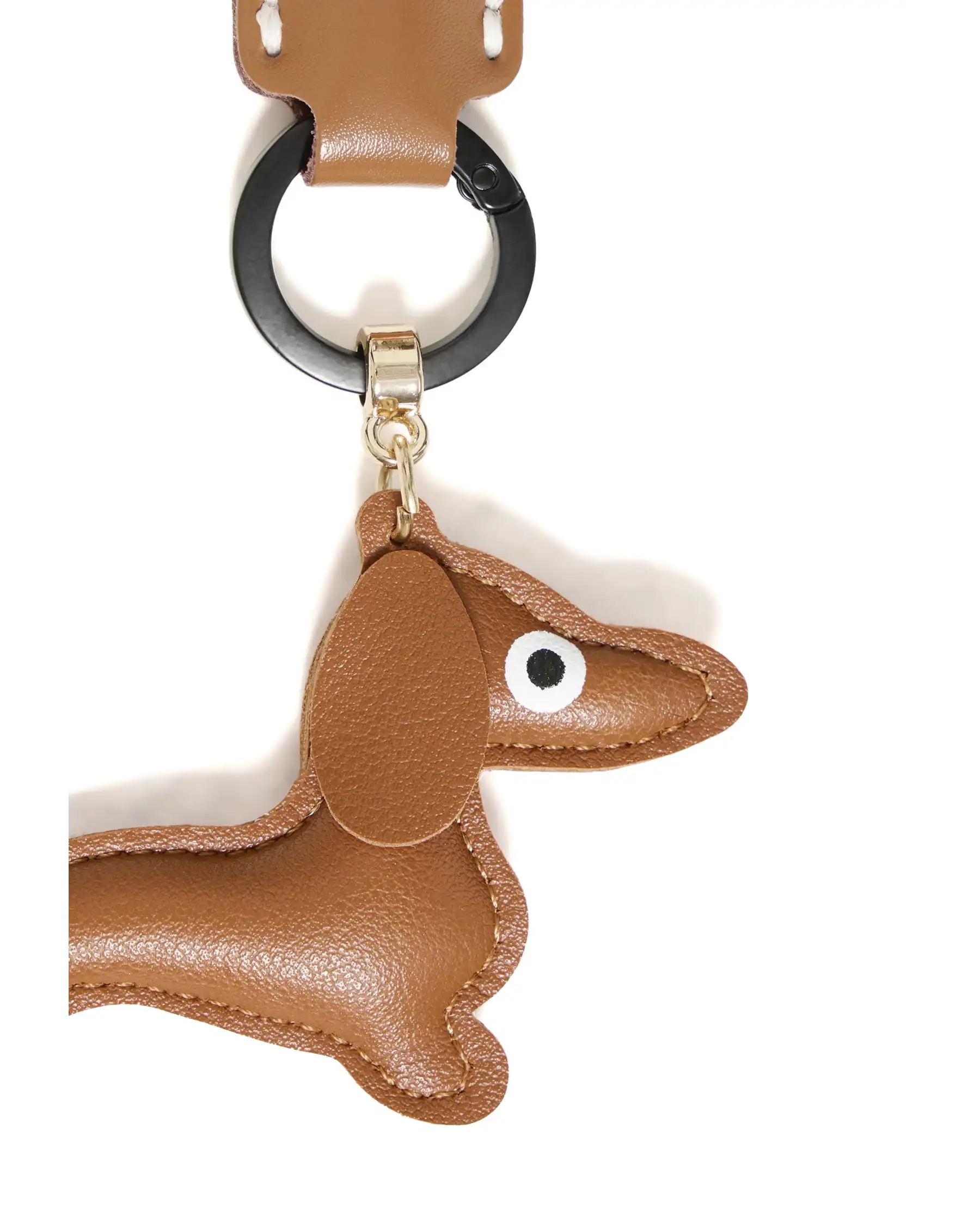 ICHI PORTACHIAVI BASSOTTO ASA CUOIO