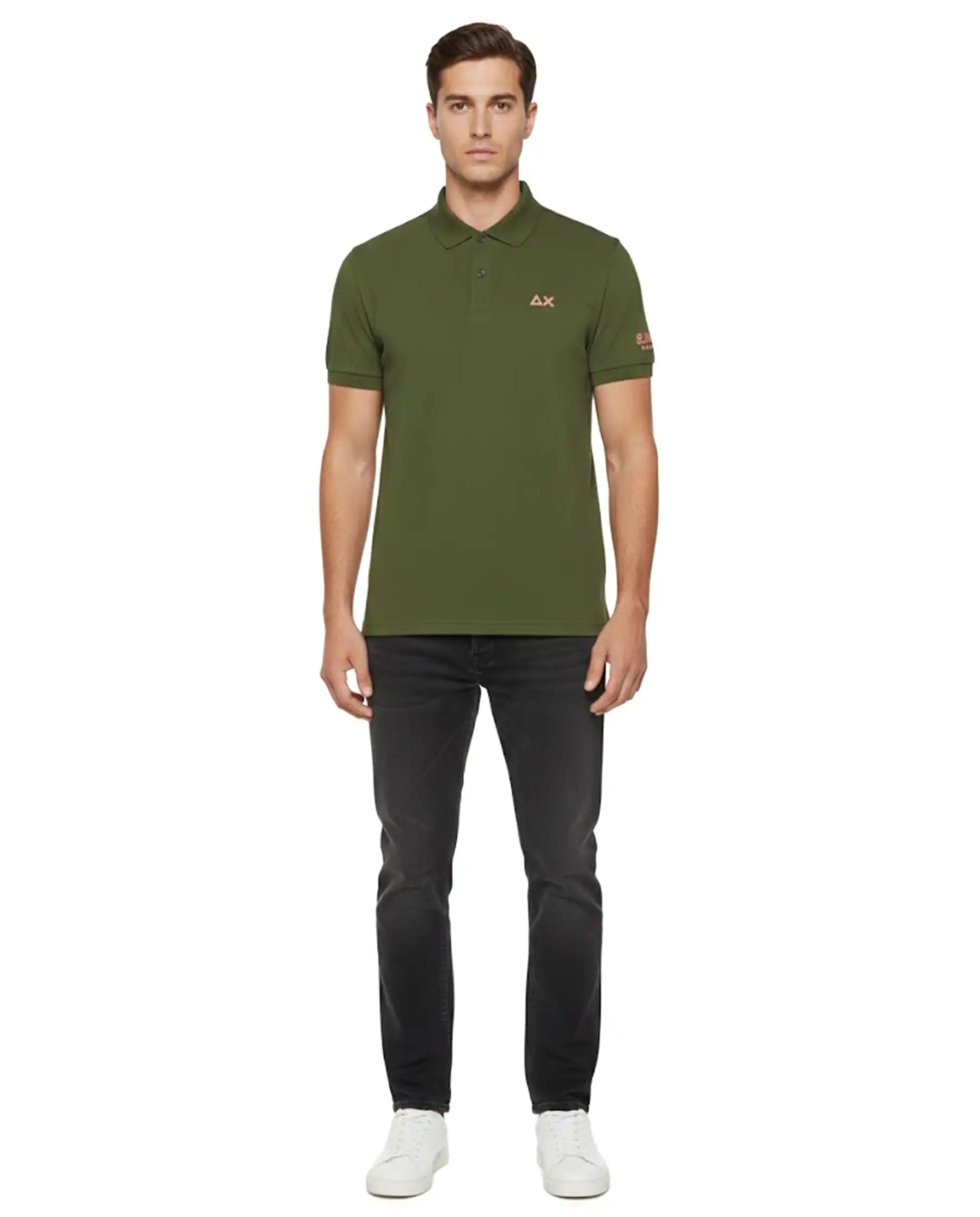 SUN 68 POLO BEACH VERDE MILITARE
