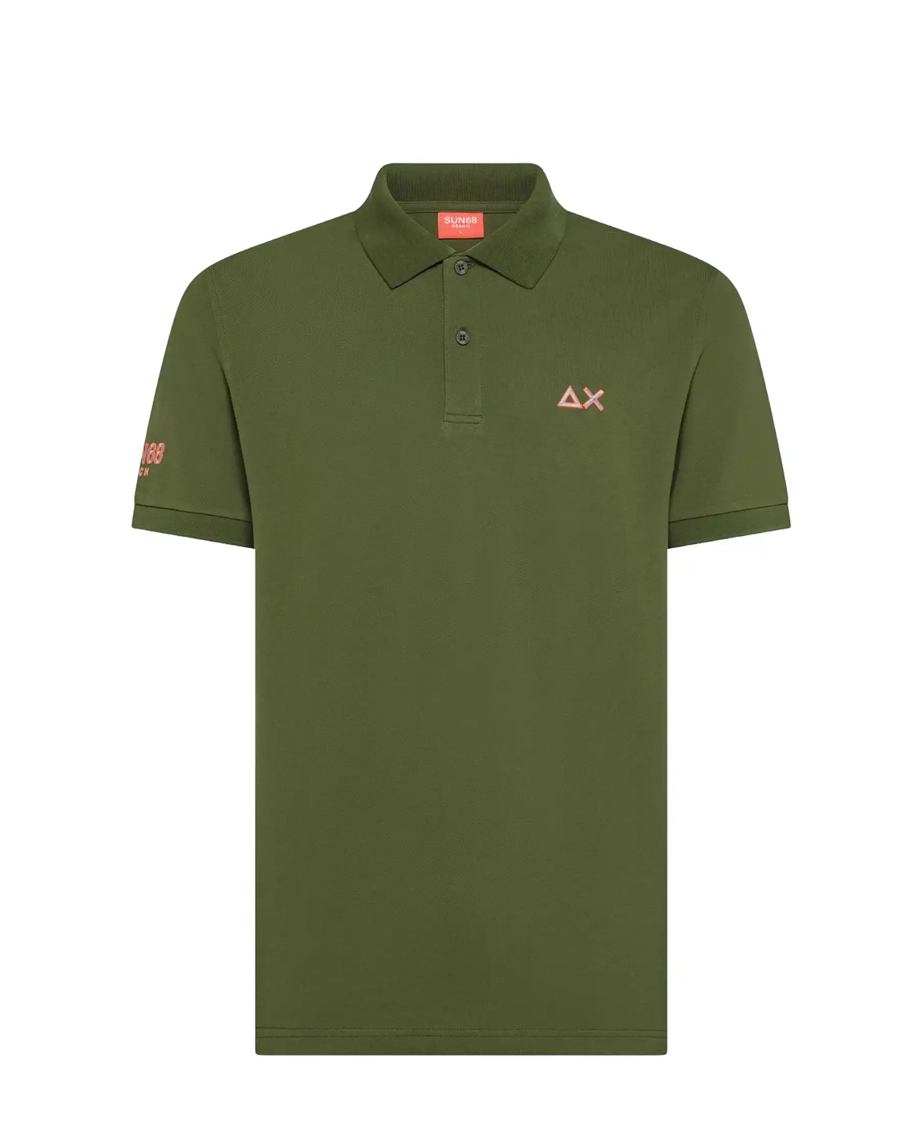 SUN 68 POLO BEACH VERDE MILITARE