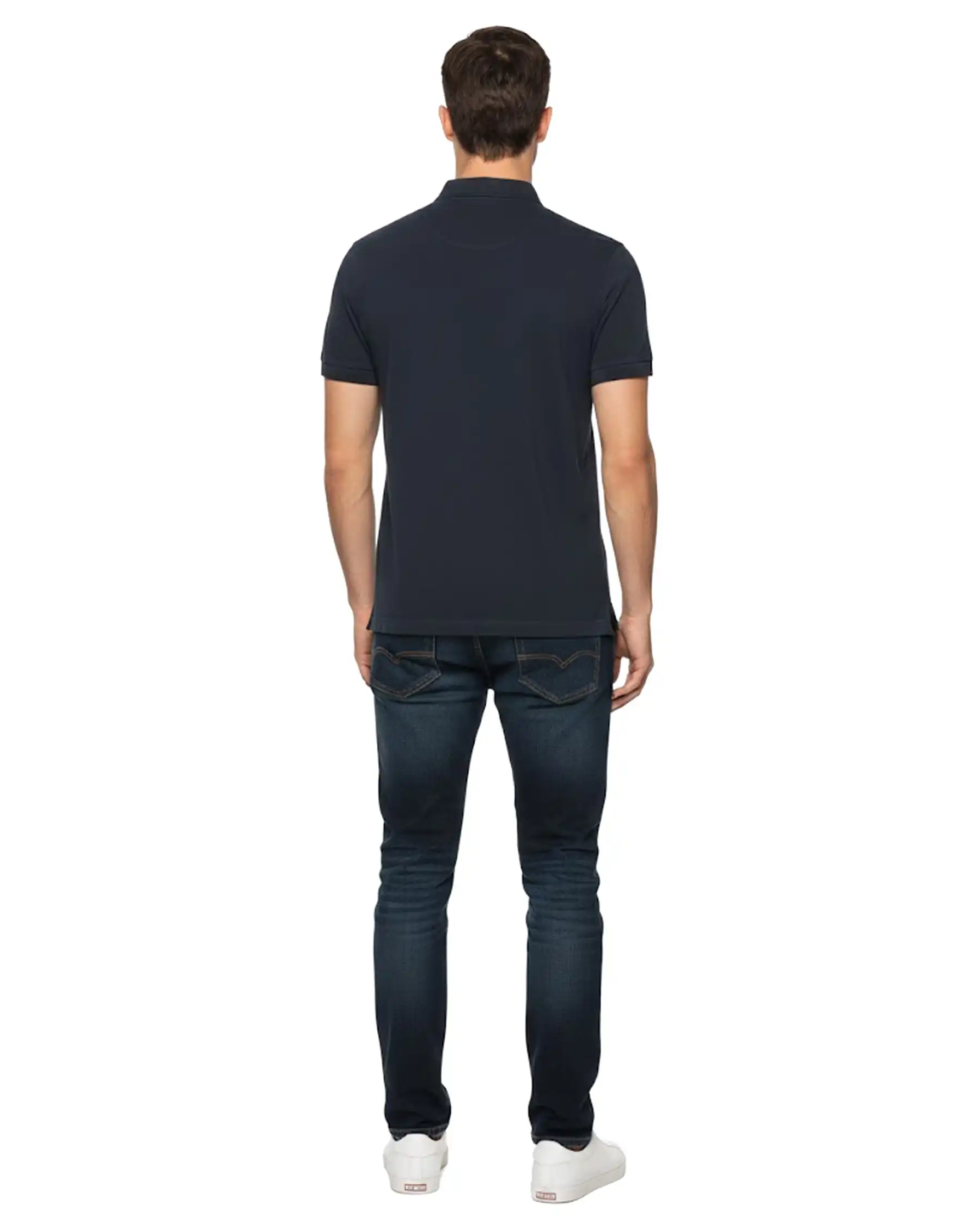 SUN 68 POLO SPECIAL DYED BEACH BLU